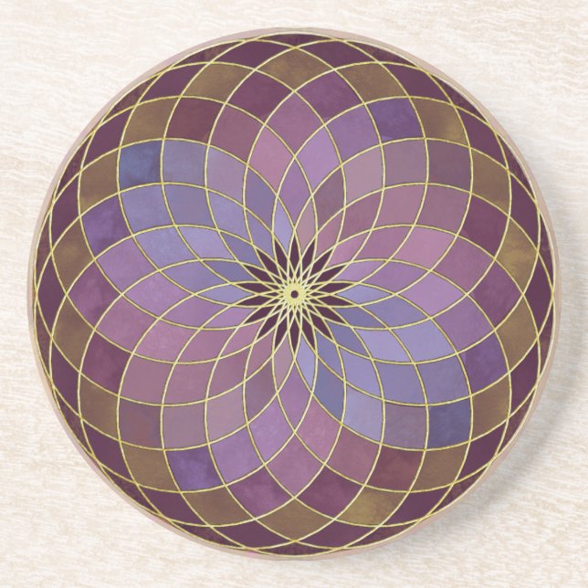 Sacred Geometry  Coaster (Front)