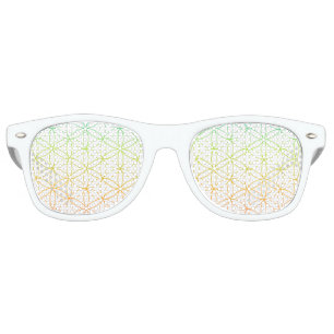 Sacred Geometry Flower Of Life Retro Sunglasses