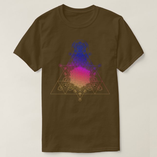 Sacred Geometry Higher Dimension T-Shirt (Design Front)