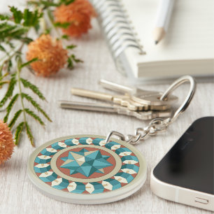 Sacred Geometry Key Ring