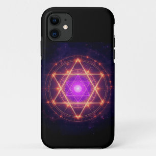 Sacred Geometry Mandala – Light Within the Cosmos Case-Mate iPhone Case