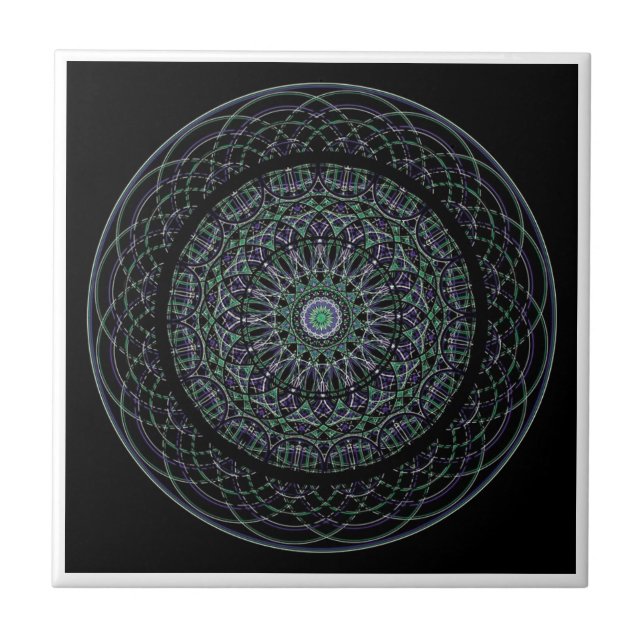 Sacred Geometry Mandala Tile (Front)