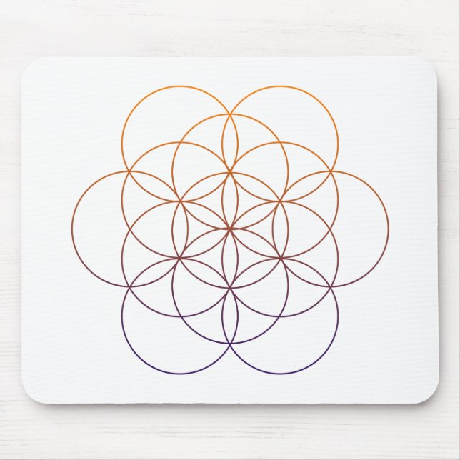 Sacred Geometry Mouse Pad (Front)