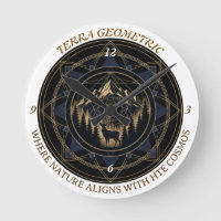 Sacred Geometry Nature Fusion - Mountains & Forest