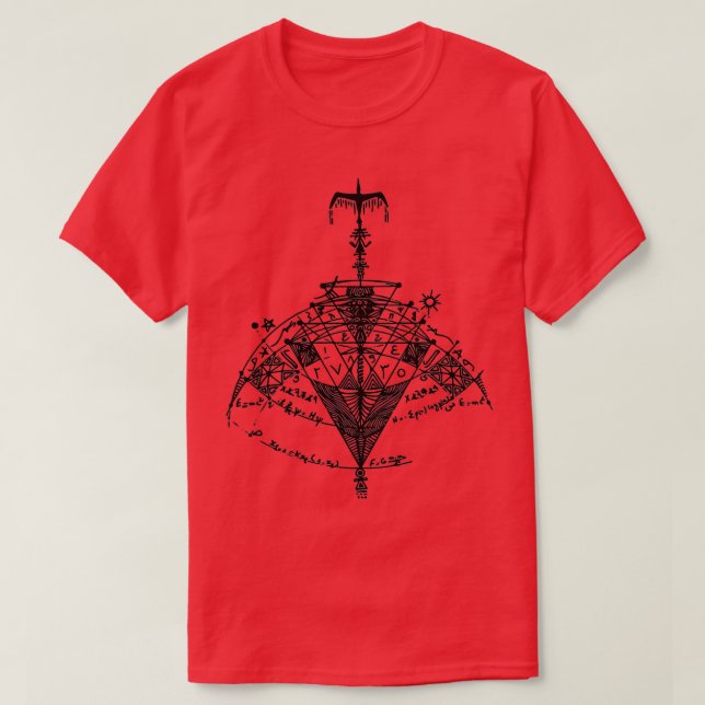 Sacred geometry ornament pattern illustration Clas T-Shirt (Design Front)