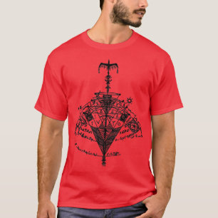 Sacred geometry ornament pattern illustration Clas T-Shirt