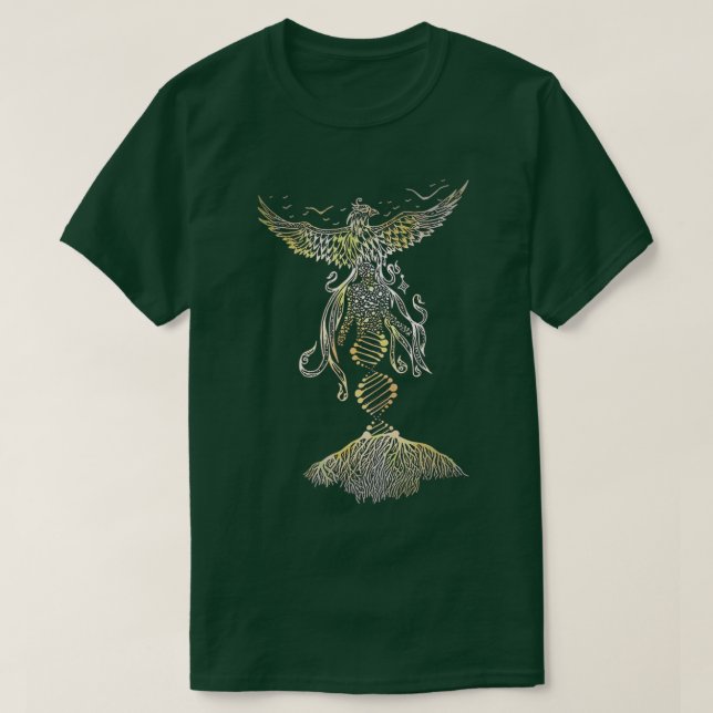 Sacred geometry ornament pattern illustration T-Shirt (Design Front)