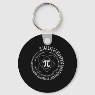 Sacred Geometry Pi Math Science Stem 3.14 Pi Day 3 Key Ring