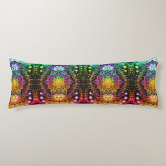 Sacred Geometry Rainbow Mandala  Body Cushion