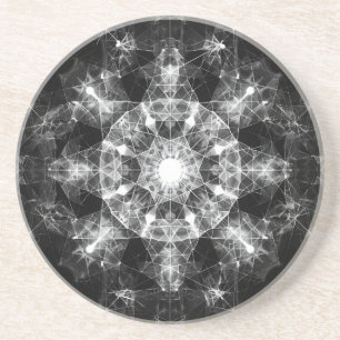 Sacred Geometry Sandstone Coaster
