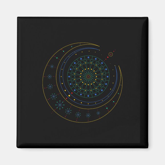 Sacred Geometry Shirt  Magnet (Front)