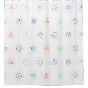 Sacred Geometry Shower Curtain