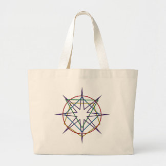 Sacred Geometry Sigil Large Tote Bag