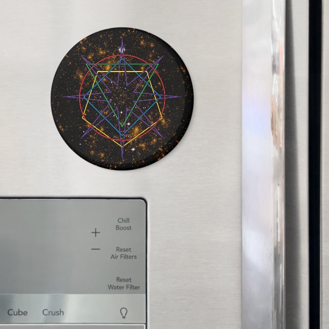 Sacred Geometry Sigil Magnet (In Situ (Fridge))