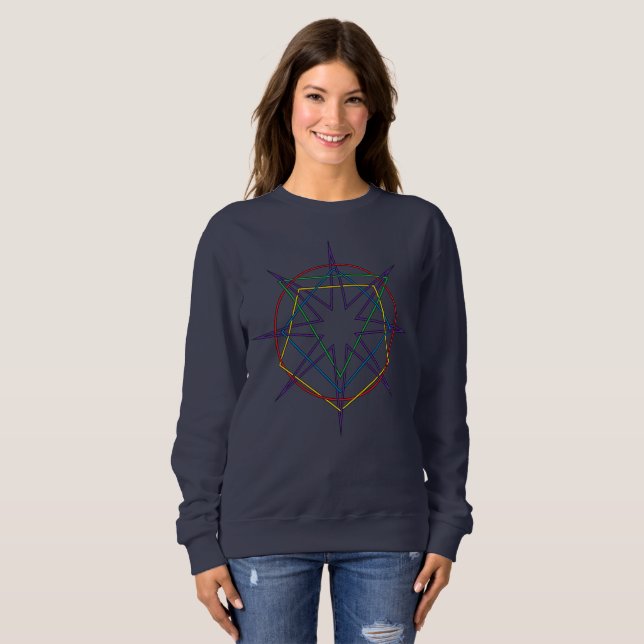 Sacred Geometry Sigil Sweatshirt (Front Full)