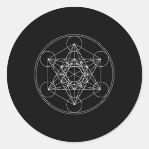 Sacred Geometry, Spiritual Symbol, Yoga  Classic Round Sticker