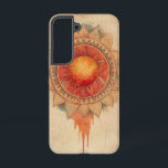 Sacred Geometry Sun Phone Case<br><div class="desc">Radiating with golden symmetry,  this design blends sacred geometry and solar energy for a powerful and visually balanced phone case.</div>