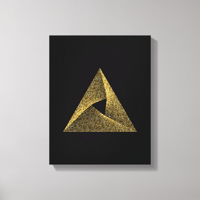 Sacred Geometry Symbol Canvas Print (Front)