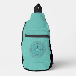 Sacred Geometry Symbol - Chartres Labyrinth 1 Sling Bag