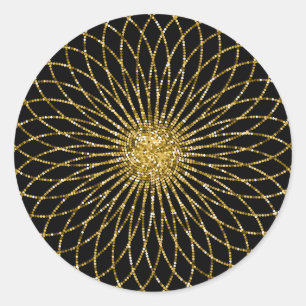 Sacred Geometry Symbol Classic Round Sticker