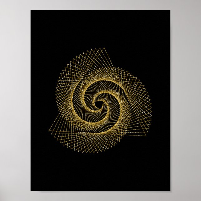 Sacred Geometry Symbol Poster (Front)