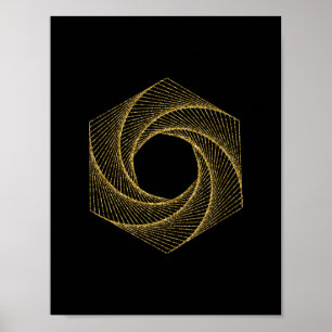 Sacred Geometry Symbol Poster