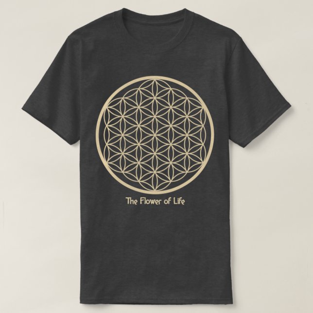 Sacred Geometry The flower of Life T-Shirt (Design Front)