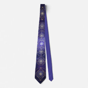 Sacred geometry tie
