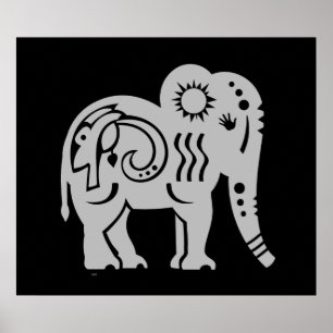 Sacred Giant (Grey) Poster