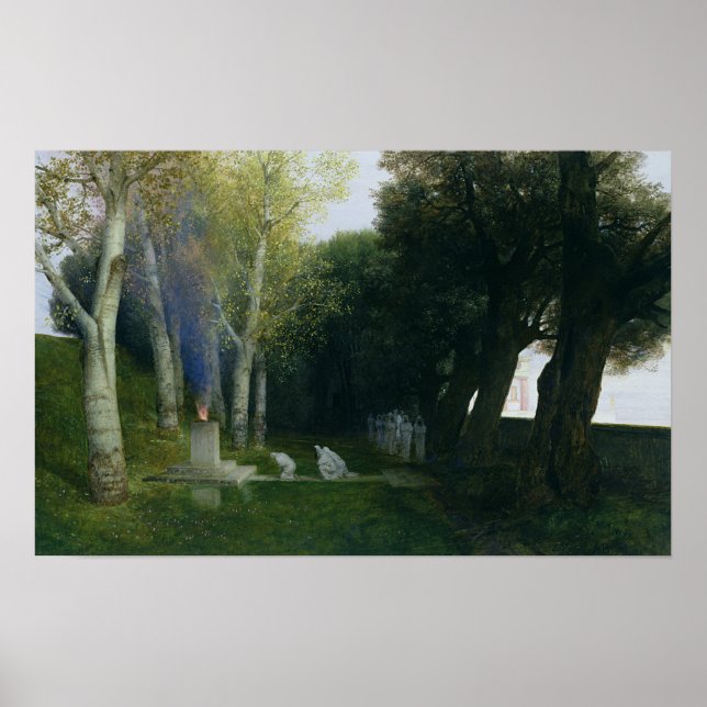 Sacred Grove, 1886 Poster (Front)