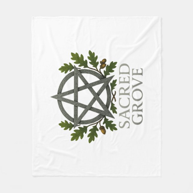 Sacred Grove Fleece Blanket (Front)