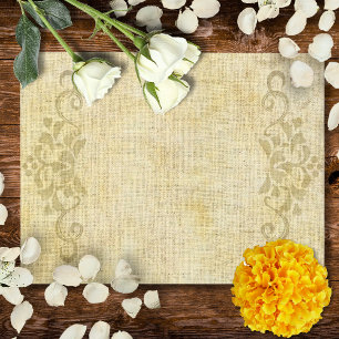 Sacred Heart Baroque Vintage Mexican Wedding Envelope