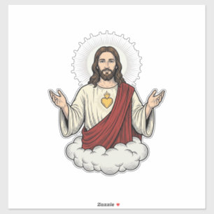 Sacred Heart Devotional Vintage Engraving Design_1