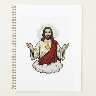 Sacred Heart Devotional Vintage Engraving Design_1 Planner