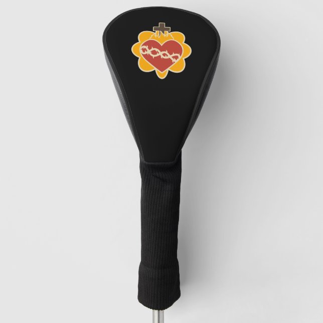 Sacred Heart Golf Head Cover (Front)