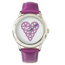 Sacred Heart - Heart of life, 3D/Purple.