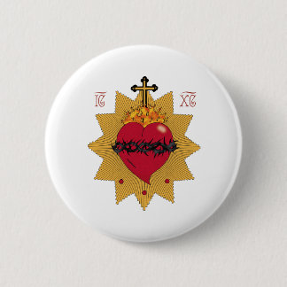 Sacred Heart I 6 Cm Round Badge