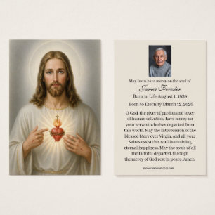 Sacred Heart Jesus Catholic Funeral Prayer 