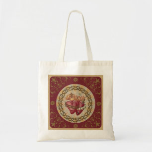 Sacred Heart Jesus Immaculate Hearts of Mary Tote Bag