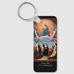 Sacred Heart Key Ring