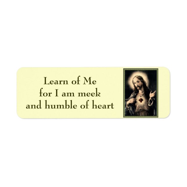 Sacred Heart Labels (Front)