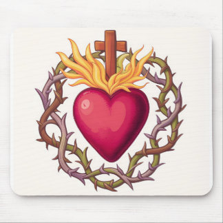 Sacred Heart Mouse Carpet Pad
