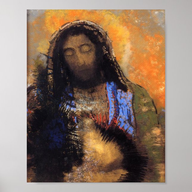 Sacred Heart - Odilon Redon 1910 Poster (Front)