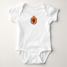  Sacred Heart of Jesus Baby Bodysuit