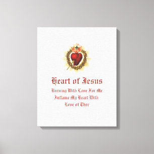 Sacred Heart of Jesus Canvas Art