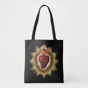 Sacred Heart of Jesus Catholic Devotion T-ShirtThe Tote Bag