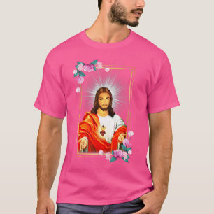 Sacred Heart Of Jesus Christ Catholic Immaculate H T-Shirt