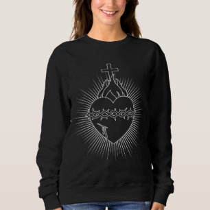 Sacred Heart Of Jesus Christian Catholic Devotion Sweatshirt