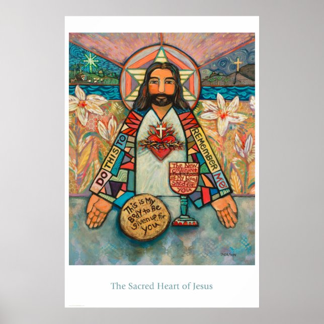 Sacred Heart of Jesus Classroom Poster (Front)
