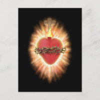 Sacred Heart of Jesus Hope Postcard